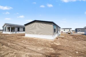 Rear exterior of a new manufactured home at 4188 Shalimar Dr in Allendale, MI
