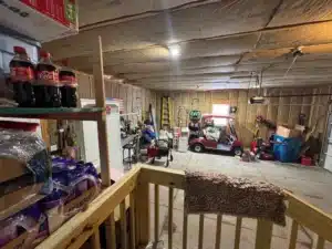 Storage shed interior at a pre-owned manufactured home at 4393 Twilight Way in Allendale, MI